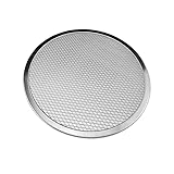 YATINGZHANG Pizzateller 6/8/10/12/14 Zoll rundes Pizza-Backblech DIY Pizza-Sieb Backblech...