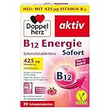 Doppelherz B12 Energie Sofort – Vitamin B12 trägt zur Verringerung von Müdigkeit und...