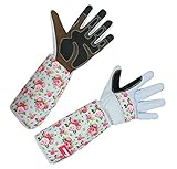 Kerbl 297532 Rose Garden Rosenhandschuhe Gartenhandschuhe, Lange Stulpe, Stachelschutz,...
