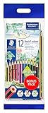 STAEDTLER Buntstifte Noris colour, rutschfeste Soft-Oberfläche, hohe Bruchfestigkeit,...