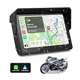 CARabc Apple CarPlay&Android Auto 5 Zoll Motorrad IPS Touchscreen, GPS...