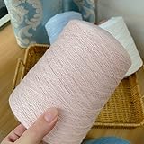 500 g/Knäuel 8# 2-lagig DIY Buntes dünnes Spitzengarn Häkelgarn 100% Baumwollgarn...
