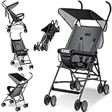 KIDIZ® Kinderwagen CITY Buggy Kinderbuggy klappbar Sportwagen Faltbar 360° 4-Zoll-Räder...