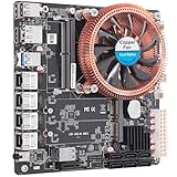 N100 NAS Motherboard, NAS Mainboard, Mini ITX Mainboard mit Intl N100, 4*Intel i226 2.5G...