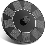 Solar Springbrunnen Teichpumpe für außen mit 6 Effekte Solar Wasserpumpe Solar...