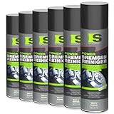 Spraytive 6 x 500ml Power Bremsenreiniger Spray - Hochwirksamer...