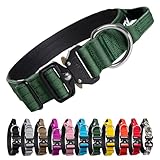 TSPRO Premium Hundehalsband mit Griff Dickes Verstellbares Taktisches Hundehalsband...