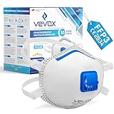 VEVOX® FFP3 Maske mit Ventil – 5er, 10er oder 20er Set – Staubmaske –...