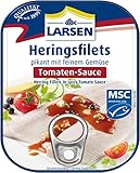 Larsen MSC Heringsfilets Tomaten-Sauce, 110 g