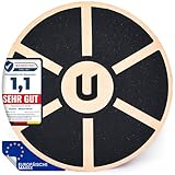 unycos - Balancebrett aus Holz Ø39,5 cm, Rutschfester Balance Board mit...