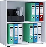 VCM Holzregal stehend | platzsparender Aktenschrank | Maße ca. B. 70 x H. 74 x...