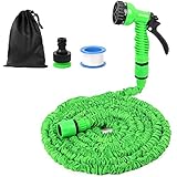 Flexibler Gartenschlauch Wasserschlauch Dehnbar Garten - Gartenschlauch Flexibel mit 7...