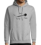 shirt84 Dartpfeil Beschreibung Handmade Männer Kapuzen Hoodie Grau XS