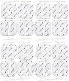 16 TENS EMS Elektroden Pads 5x5 cm, wiederverwendbare Klebeelektroden für TENS...