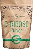 D-Ribose Pulver In Großer 300g Vorratspackung Mit Extra Dosierlöffel - Aus Natürlichen...
