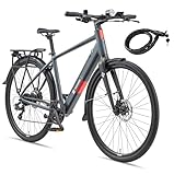 TELEFUNKEN E-Bike 28 Zoll Fahrrad für Damen & Herren | Pedelec Urban Citybike 7-Gang...