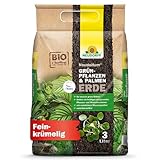 Neudorff Grünpflanzen- & PalmenErde für gesunde Pflanzen, schönen Blättern, 3L, Braun