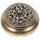 HOODANCOS Mini Messing Räucherstövchen Aromatherapie Halter für Zuhause Dekorativer...