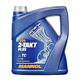 Original MANNOL 1x4 Liter 2-Takt Plus API TC Öl Motorradöl Scooter MN7204-4