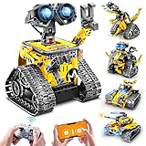 CUBIMANA Technik Roboter für Kinder Spielzeug - 5 in 1 Fernsteuerung Bauspielzeug mit App...
