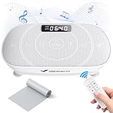 MERACH Vibrationsplatte, Leistungsstarke Vibrationsplattform für...