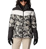 Columbia Damen Abbott Peak Isolierte Jacke, Black Iceblooms Print/Shark/White, XX-Large