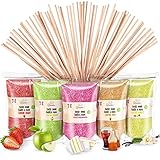 GREENDOSO® Zuckerwatte Zucker für Zuckerwattemaschine (5x160 g) - Natürliche...