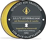 Lillis Lederpflegebalsam farblos für Schuhe Jacken Auto Ledermöbel Sattel mit...