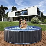 Miweba MSpa Whirlpool Outdoor | Bergen 6 Personen Pool - Spa ⌀ 204.0 cm - Hot Tub -...
