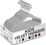 Utopia Home Kids Kleiderbügel Velvet (30 Pack) - 11 Inch Durable Baby...
