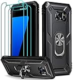 ivoler für Samsung Galaxy S7 Hülle mit [Panzerfolie *3], Militärischer Schutz Stoßfest...