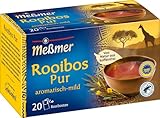 Meßmer Rooibos pur Tee | 20 Teebeutel | Vegan | Glutenfrei | Laktosefrei | Von Natur aus...