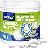 Reinigungstabletten für Kaffeevollautomaten 40x 2g – kompatibel mit Siemens,...