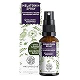 NATURE LOVE® Melatonin Spray - Holundergeschmack - ohne Alkohol - 0,5 mg...