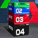 METIS Plyo Box Set | Stapelbare Plyo Boxen - Heimtraining & im Fitnessstudio |...