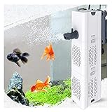 Leise Aquarium Innenfilter 4in1 Aquarienfilter, 500-1800L/H Aquarien Filter mit 2...