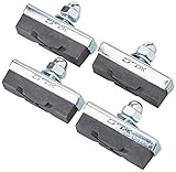XLC Unisex – Erwachsene Bremsschuhe Universal BS-C04 4er Set 40 mm, Schwarz,...