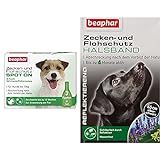 Zecken- und Flohschutz Spot ON für Hunde bis 15 kg & & Flohschutz Halsband für Hunde |...