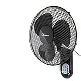 ARDES - AR5W40R Wandventilator mit 3 rotierenden Flügeln (40 cm), Fernbedienung,...