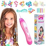 Geschenk für Mädchen - Haarschmuck Set mit Haarflechtmaschine,...