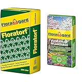 Floratorf 100 Liter - Reiner ungedüngter Weißtorf zur Bodenverbesserung oder als...