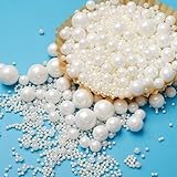 Essbare Süßigkeiten Kuchen Dekoration 120G Weiß Perle Zucker Geburtstag Halloween...