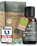 Heldengrün® BIO Eukalyptusöl [100% NATURREIN] - Natürliche Frische - Echtes Eukalyptus...
