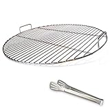 huanniu 304 grillrost Edelstahl rund mit Griff, 54.5 cm Durchmesser für 57 cm...