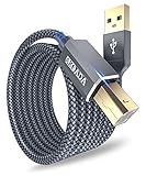 AkoaDa USB Druckerkabel 4.5M, Scanner Kabel USB A auf USB B 2.0 Drucker Kabel...