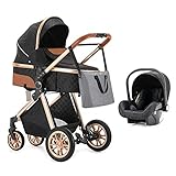 OneMoreBuck® 3 in 1 Kinderwagen Komplettset, Kombikinderwagen Set incl....