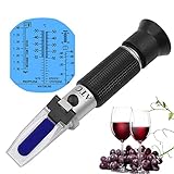 Dasing Frostschutz Refraktometer 4-in-1 Frostschutzprüfer Ethylenglykol fuer...