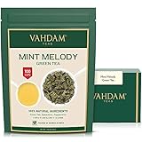 VAHDAM, Minze Grüner Tee Loose Leaf (100 Tassen) | REICHE ANTI-OXIDANTEN |...