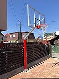 ARTIMEX Basketballanlage verzinkt, 100x100 mm, Artikelnr. 105-B-Profi