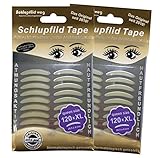 SCHLUPFLID TAPE® 'queen size' (XL) - Augenlidliftig ohne OP [240 Stück] Kleine...